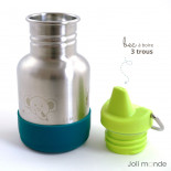 Gourde anti-fuite inox KIDS . SAFARI TWIST . 350 ml