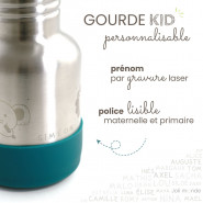 Gourde anti-fuite inox KIDS . SAFARI TWIST . 350 ml