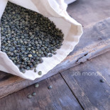 Sac à vrac .  maille tissée . SMALL 15 x 25 cm - Farines & céréales . Poids 18 g - Joli Monde