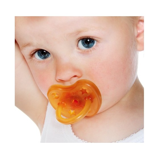 Tétine Physiologique 3 m+  - LUNE-ETOILE - HEVEA