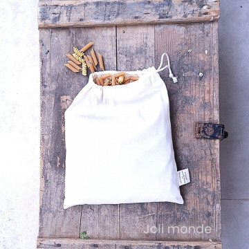 Lot 2 Sacs à vrac Farine & céréales . MEDIUM 25 x 30 cm - Farines & céréales . Poids 30 g - Joli Monde 2