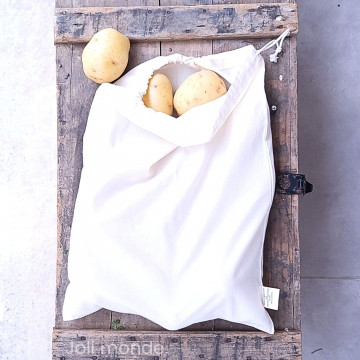 Lot 5 Sacs à vrac Farine & céréales . LARGE 35 x 47 cm . Joli Monde 2