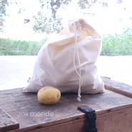 Sac à vrac LARGE - Farines & céréales . 35 x 47cm . Poids 55g - JOLI MONDE