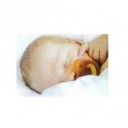 Tétine Bout rond 0-3 mois - COURONNE - HEVEA