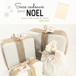 Lot 10 sacs coton bio . Emballage cadeau responsable ! 35 x 47 cm - Joli Monde