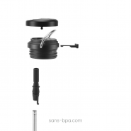 Coffret TK Wide accessoires paille Twist cap . Klean Kanteen