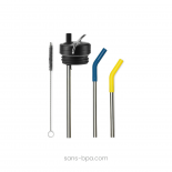 Coffret TK Wide accessoires paille Twist cap . Klean Kanteen