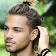 6 élastiques à cheveux BIO zéro plastique - Noir