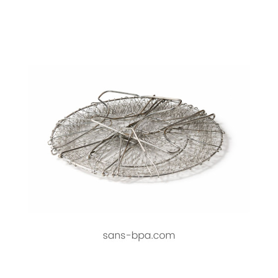 Panier essoreuse à salade inox pliant - COMBRICHON