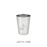 Timbale 300 ml inox . Gravure Lapin . Joli Monde