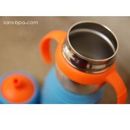 SAFE SIPPY 2 - Gourde anti-fuite - BLEU - KID BASIX