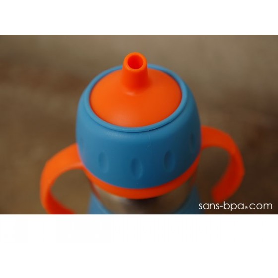 SAFE SIPPY 2 - Gourde anti-fuite - BLEU - KID BASIX