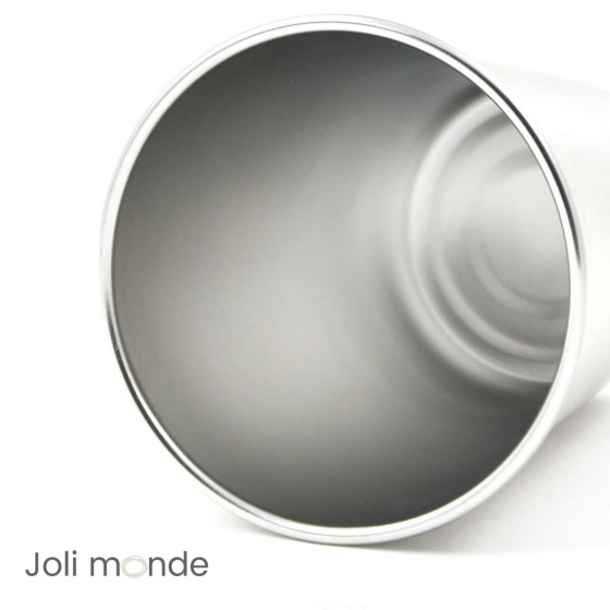 La p'tite timbale inox 200 ml - JOLI MONDE