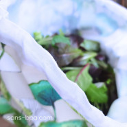 Sac à salades - GRAND - Fleurs de jardin