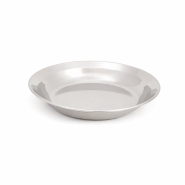 Lot 2 Assiettes inox 19 cm . Joli Monde