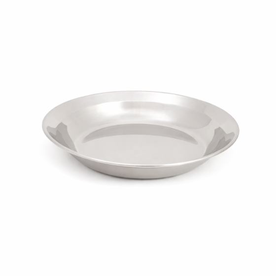 Lot 6 Assiettes inox La petite 18.5 cm . Joli Monde
