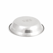 Lot 4 Assiettes inox La petite 18.5 cm . Joli Monde