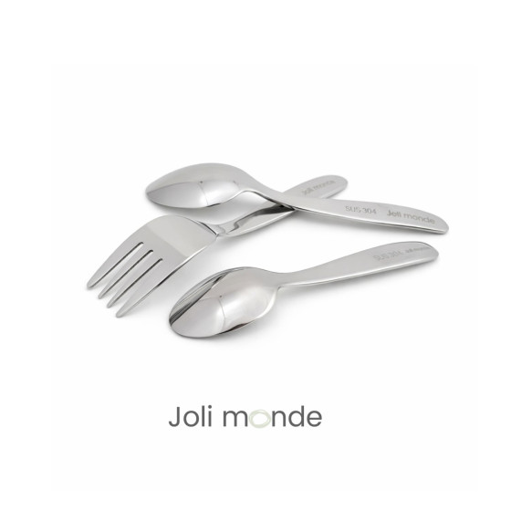 Couverts Bambin inox 3 pièces . Joli Monde