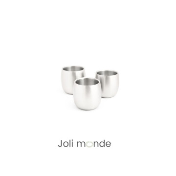 Timbale 110 ml La Rondouille inox isolé - JOLI MONDE 2