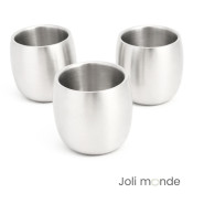 Timbale 110 ml La Rondouille inox isolé - JOLI MONDE