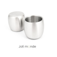 Timbale 110 ml La Rondouille inox isolé - JOLI MONDE