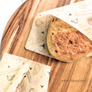 Emballage alimentaire tissu enduit réutilisable . Rouleau 1.5 m