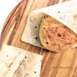 Emballage alimentaire tissu enduit réutilisable . Rouleau 1.5 m