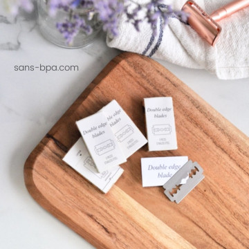 lot de 5 lames pour rasoir de sécurité 2