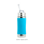 Gourde à paille inox bec souple 260 ml - Moss - PURA