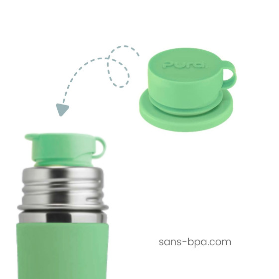 Bouchon plat sport coloré - PURA