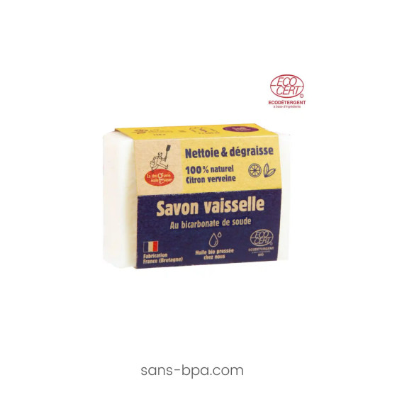 Pain de savon vaisselle au bicarbonate de soude - 150 g