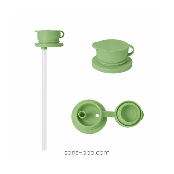 Bec paille coloré pour gourde Pura