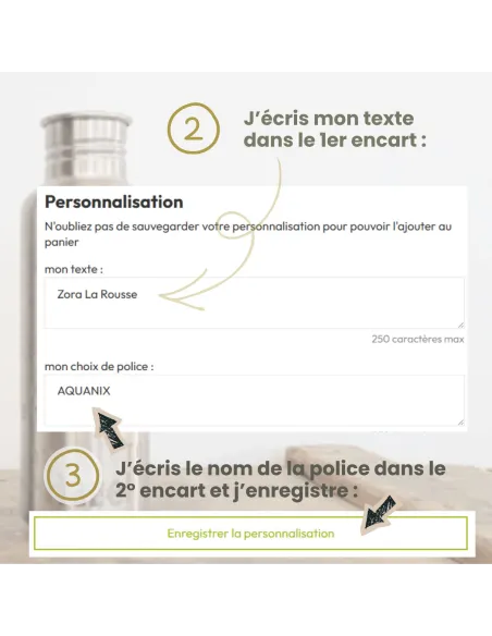 Boite repas personnalisable isotherme - Au P'tit Repas  - JOLI MONDE | Sans BPA