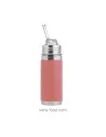 Biberon inox isotherme bec paille 260 ml - moss . PURA | Sans BPA