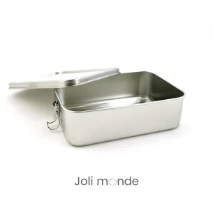 Boite à repas Bento inox XL grande contenance à compartiment JOLI MONDE | Sans BPA