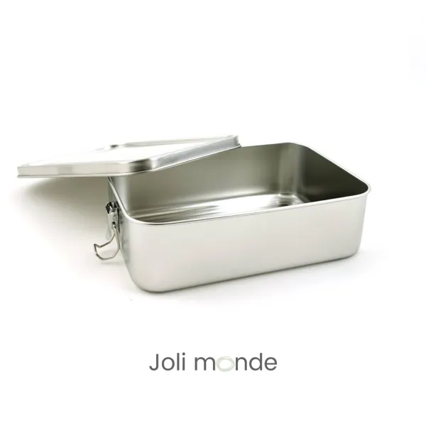 Boite à repas Bento inox XL grande contenance à compartiment JOLI MONDE | Sans BPA
