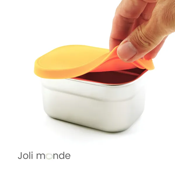 Quadrio mini rectangle : boite à goûter ouverture facile  JOLI MONDE | Sans BPA