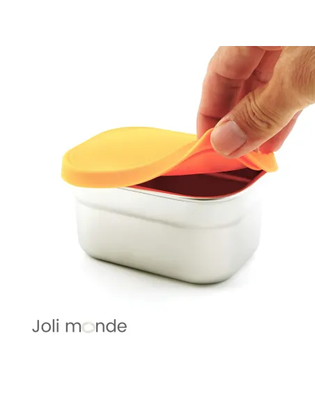 Quadrio mini rectangle : boite à goûter ouverture facile  JOLI MONDE | Sans BPA