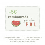 Boite repas PAI . Bento inox 18.5 x 13.5 cm . JOLI MONDE