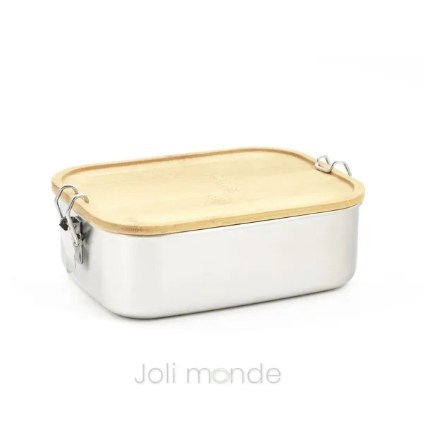 Boite repas bento inox canine et PAI pour école et repas en collectivités, spécial allergies alimentaires, sans BPA
