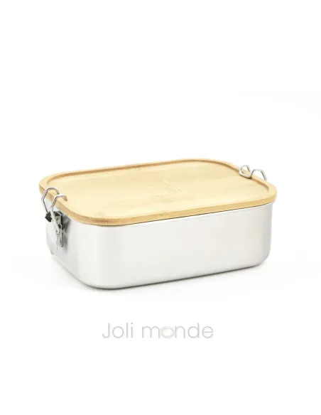 Boite repas bento inox canine et PAI pour école et repas en collectivités, spécial allergies alimentaires, sans BPA