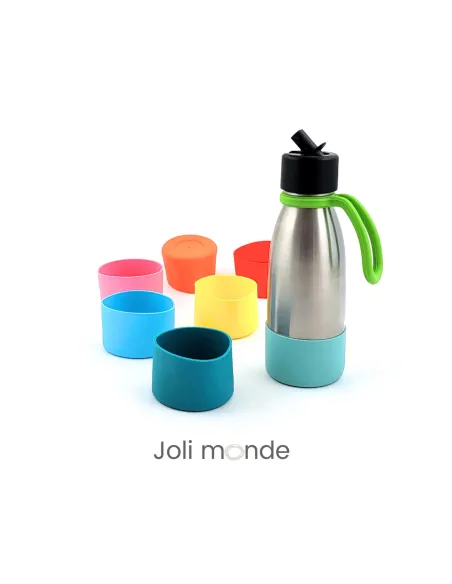 Base anti-choc pour gourde inox 6.5 cm de chez Joli Monde