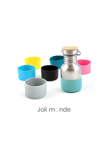 Base anti-choc pour gourde diamètre 7 cm de chez Joli Monde exclusivité sans-bpa.com