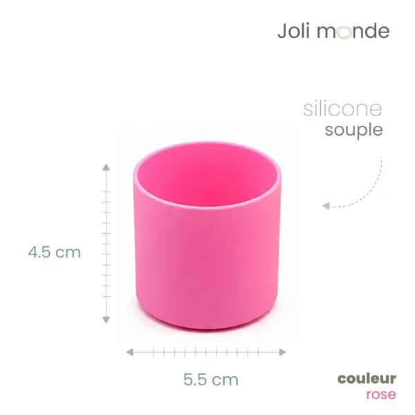 base anti-choc pour timbale inox sans-bpa.com de chez Joli Monde