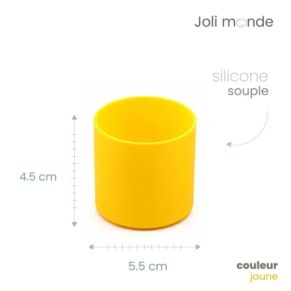 base anti-choc pour timbale inox sans-bpa.com de chez Joli Monde