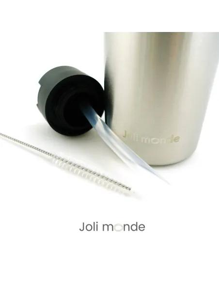 Bouchon sport à paille (inclue) pour gourde inox isotherme La gloup isotherme de chez Joli MOnde