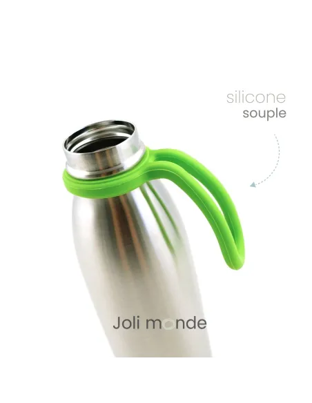 Anse pour gourdes Joli  Monde Gloup et Gloup isotherme. Convient à des goulots de diamètre 3 à 5 cm.