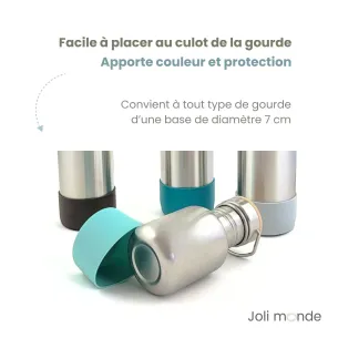 Base anti-choc pour gourde diamètre 7 cm de chez Joli Monde exclusivité sans-bpa.com 2