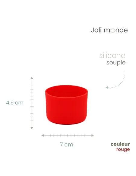 Base anti-choc pour gourde diamètre 7 cm de chez Joli Monde exclusivité sans-bpa.com
