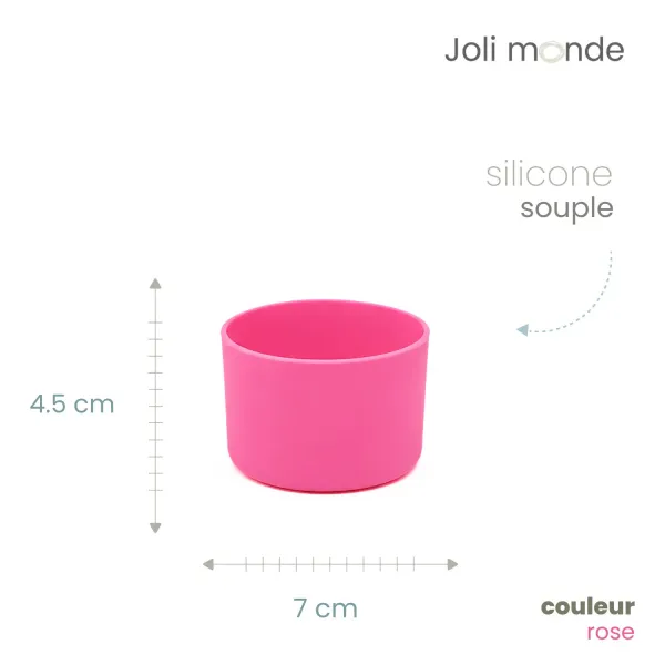 Base anti-choc pour gourde diamètre 7 cm de chez Joli Monde exclusivité sans-bpa.com